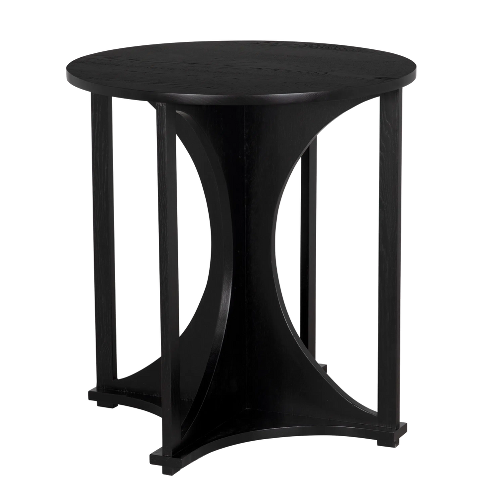 Tracy Side Table, RO, Whiskey - 26x26x28-Blue Hand Home