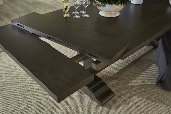 Trestle Extension Table 96 - 120''-Blue Hand Home