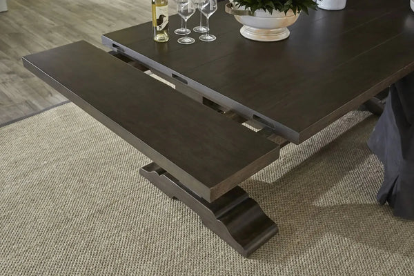 Trestle Extension Table 96 - 120''-Blue Hand Home