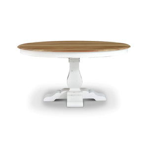 Trestle Round Dining Table 60"-Blue Hand Home