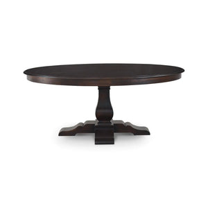 Trestle Round Dining Table 72'' w/o Grooves-Blue Hand Home