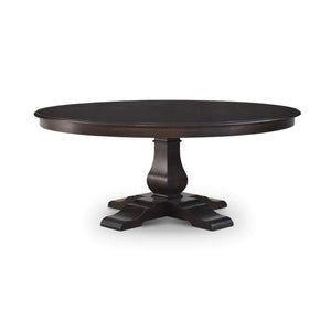 Trestle Round Dining Table 72'' w/o Grooves-Blue Hand Home