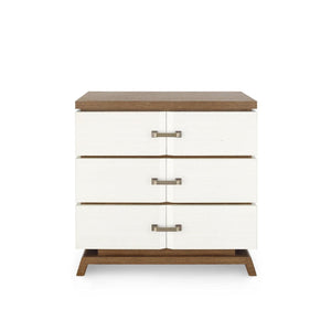 Tristan 3-Drawer Side Table-Blue Hand Home