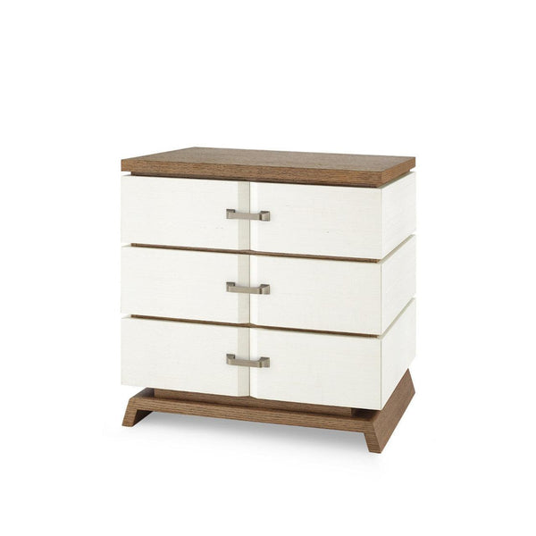 Tristan 3-Drawer Side Table-Blue Hand Home