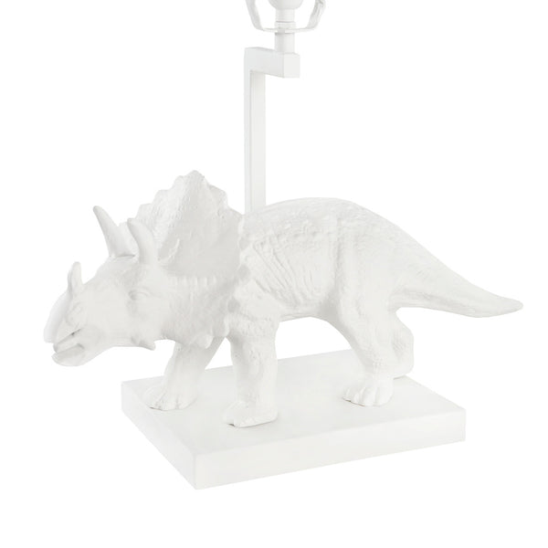 Titus Lamp Without Shade, Plaster White