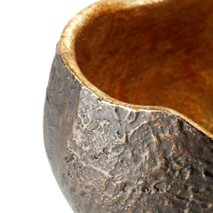 Villa & House Tumbler Bowl, Bronze and Gold Leaf
