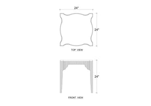 Tyrol Side Table-Blue Hand Home