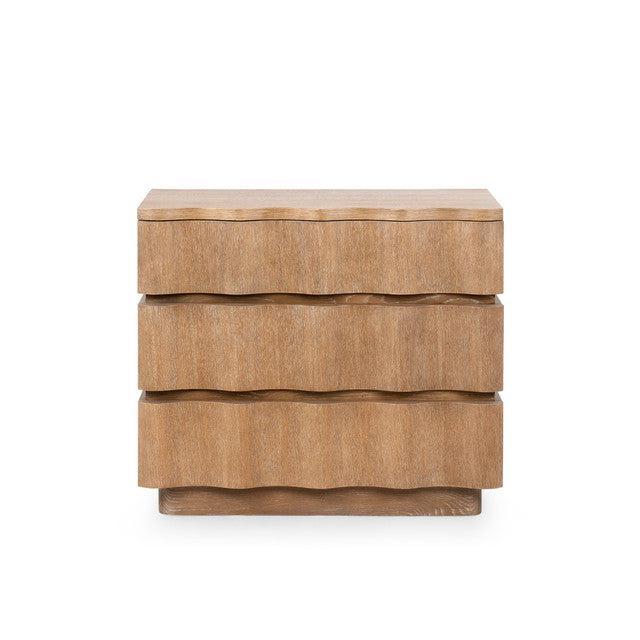 Vanessa 3-Drawer End Table-Blue Hand Home