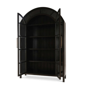 Vannes 2 Door Display Cabinet-Blue Hand Home