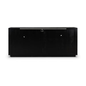 Vannes 4 Door Sideboard w/ Glass Shelves and LED lights-Blue Hand Home