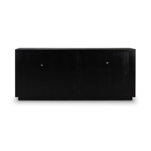 Vannes 4 Door Sideboard w/ Glass Shelves-Blue Hand Home