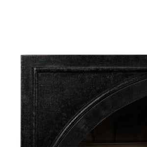 Vannes 4 Door Sideboard w/ Glass Shelves-Blue Hand Home