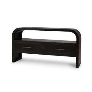 Vannes Console Table w/ 2 Drawers-Blue Hand Home