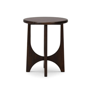 Vannes Round End Table-Blue Hand Home