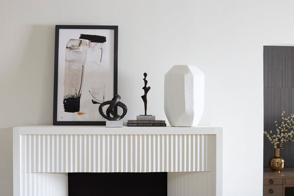 Vasa Large Vase, Ghost White
