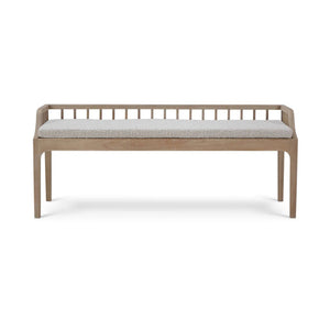 Versai Fluted Bench-Blue Hand Home