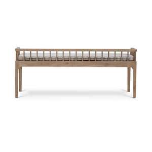 Versai Fluted Bench-Blue Hand Home