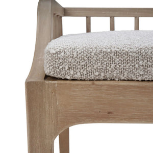 Versai Fluted Bench-Blue Hand Home