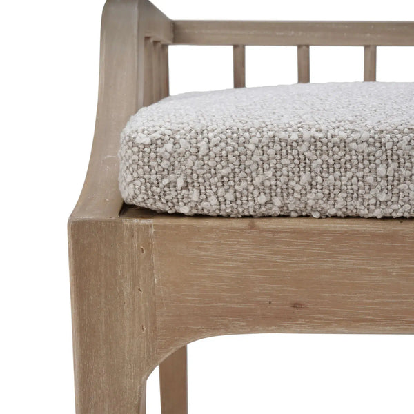 Versai Fluted Bench-Blue Hand Home