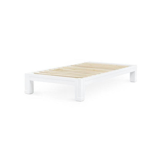 Victoria Twin Headboard With Ryder Bed Frame-Blue Hand Home