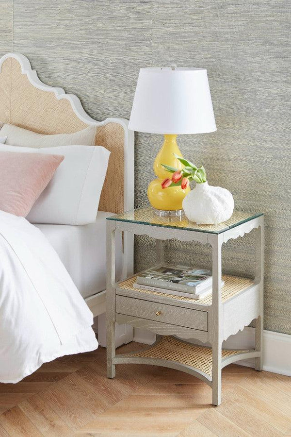Victoria Queen Headboard With Ryder Bed Frame-Blue Hand Home