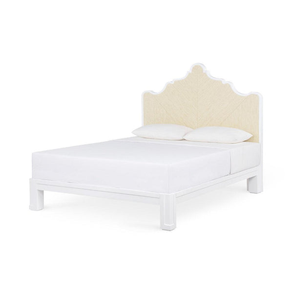 Victoria Queen Headboard With Ryder Bed Frame-Blue Hand Home