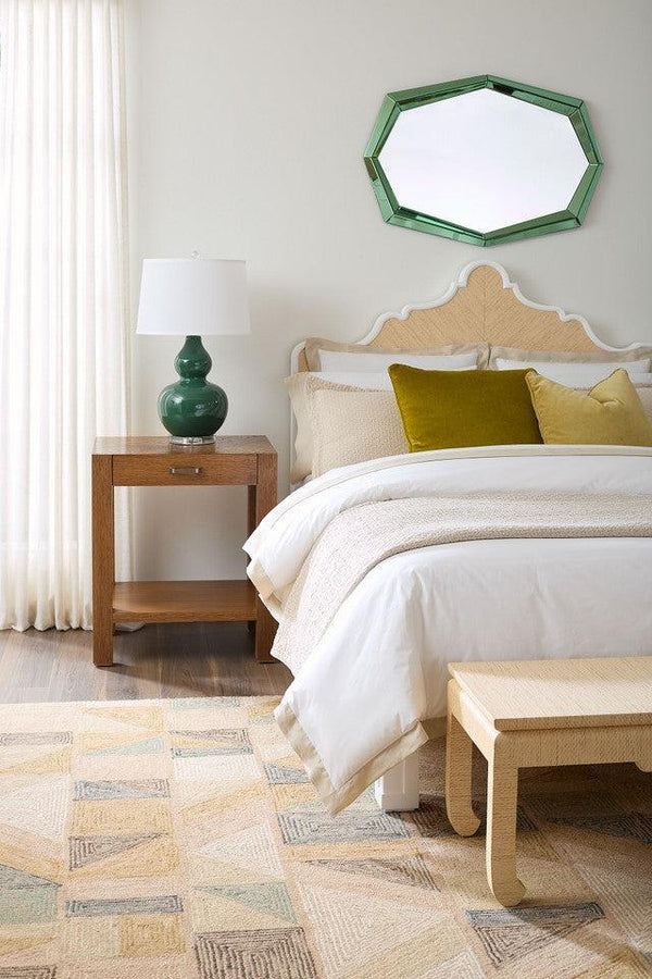 Victoria King Headboard With Ryder Bed Frame-Blue Hand Home