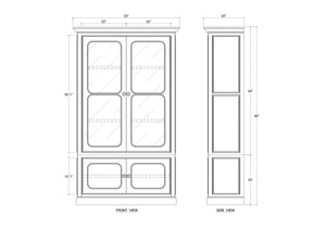 Victoria Bookcase-Blue Hand Home