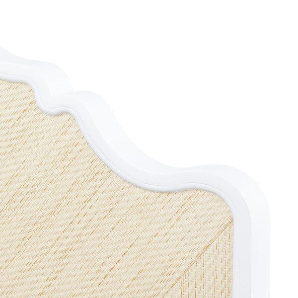 Victoria Twin Headboard With Ryder Bed Frame-Blue Hand Home