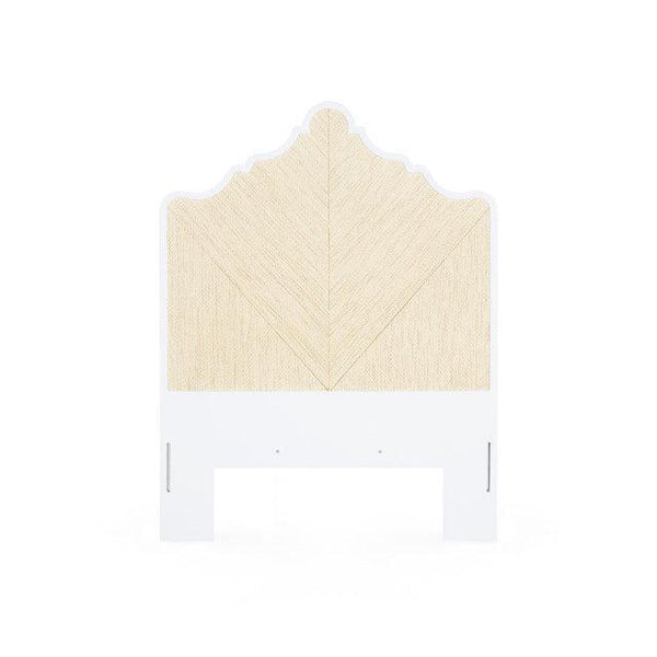 Victoria Twin Headboard With Ryder Bed Frame-Blue Hand Home