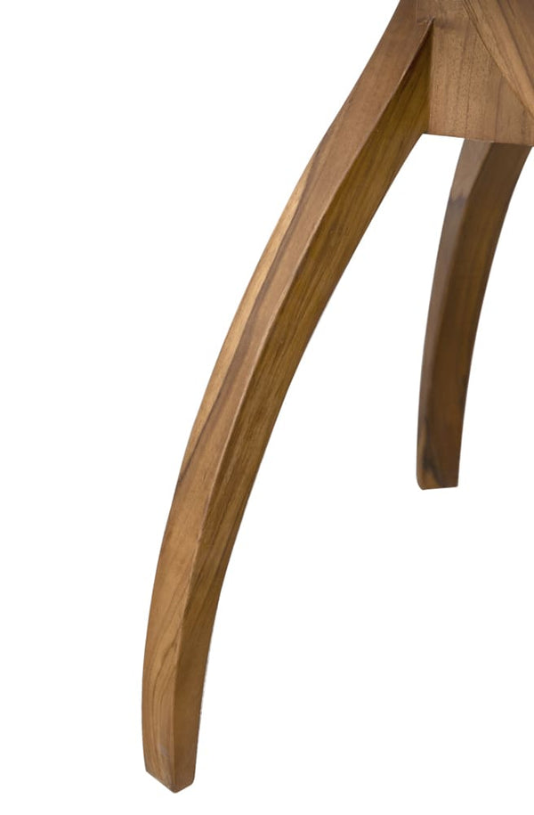 Vikram Side Table, L-Blue Hand Home
