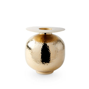 Vitale Medium Vase / Brass-Villa & House-Blue Hand Home