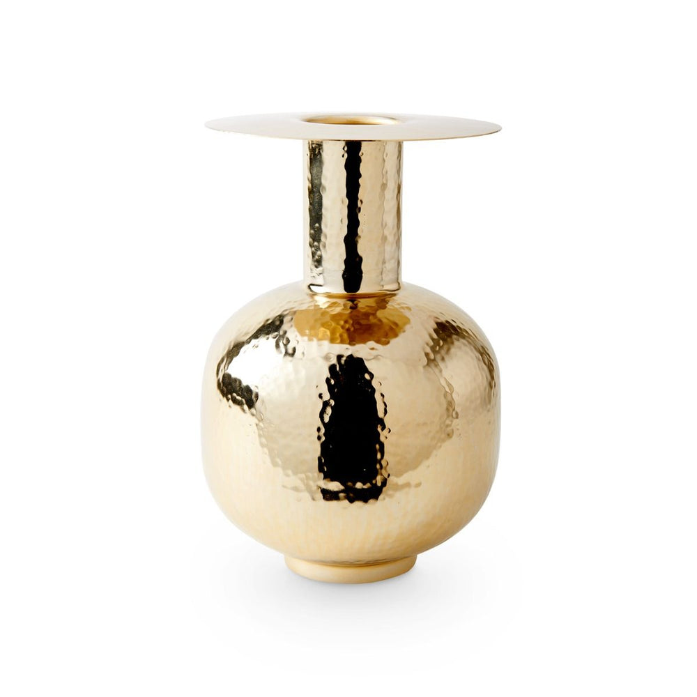 Vitale Large Vase / Brass-Villa & House-Blue Hand Home