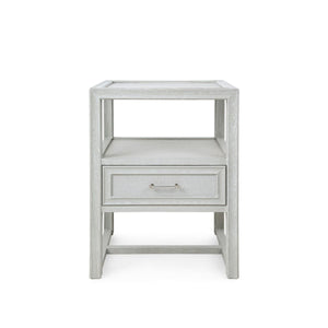 Vivian 1-Drawer Side Table / Soft Gray-Villa & House-Blue Hand Home