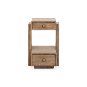 Warren 2-Drawer End Table-Blue Hand Home