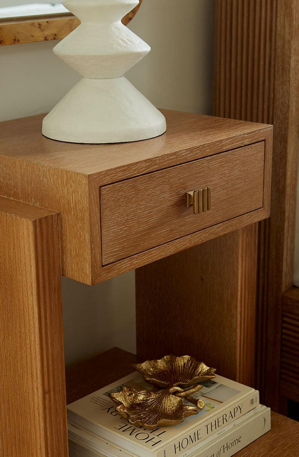 Warren 2-Drawer End Table-Blue Hand Home