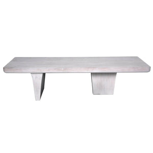 Ward Coffee Table, White Wash-Noir Furniture-Blue Hand Home