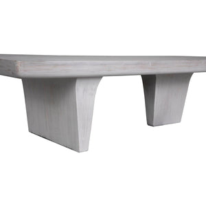 Ward Coffee Table, White Wash-Noir Furniture-Blue Hand Home