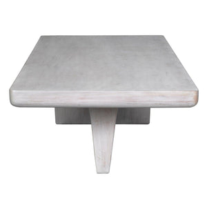 Ward Coffee Table, White Wash-Noir Furniture-Blue Hand Home