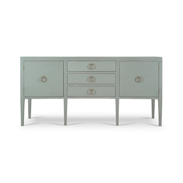 Westminster Concave Linen Wrapped Sideboard-Blue Hand Home