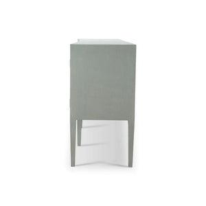 Westminster Concave Linen Wrapped Sideboard-Blue Hand Home