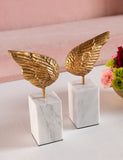 Wings Statue / Gold Leaf-Villa & House-Blue Hand Home