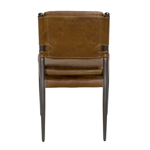 Wooster Dining Chair, Brown-Blue Hand Home