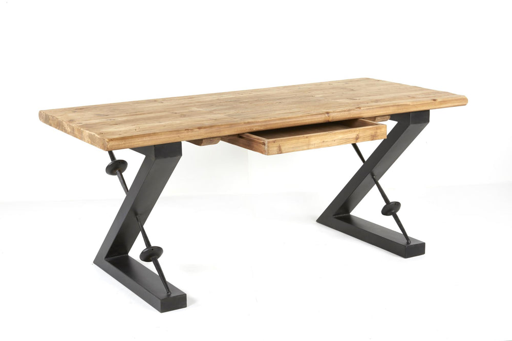 Zoey Desk-Blue Hand Home