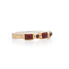 Anna Beck Garnet Mosaic Stacking Ring - Gold-Anna Beck Jewelry-Blue Hand Home