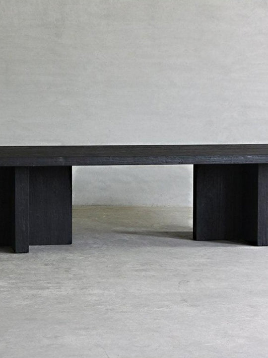 Reclaimed Elm Dining Table - T Style Leg
