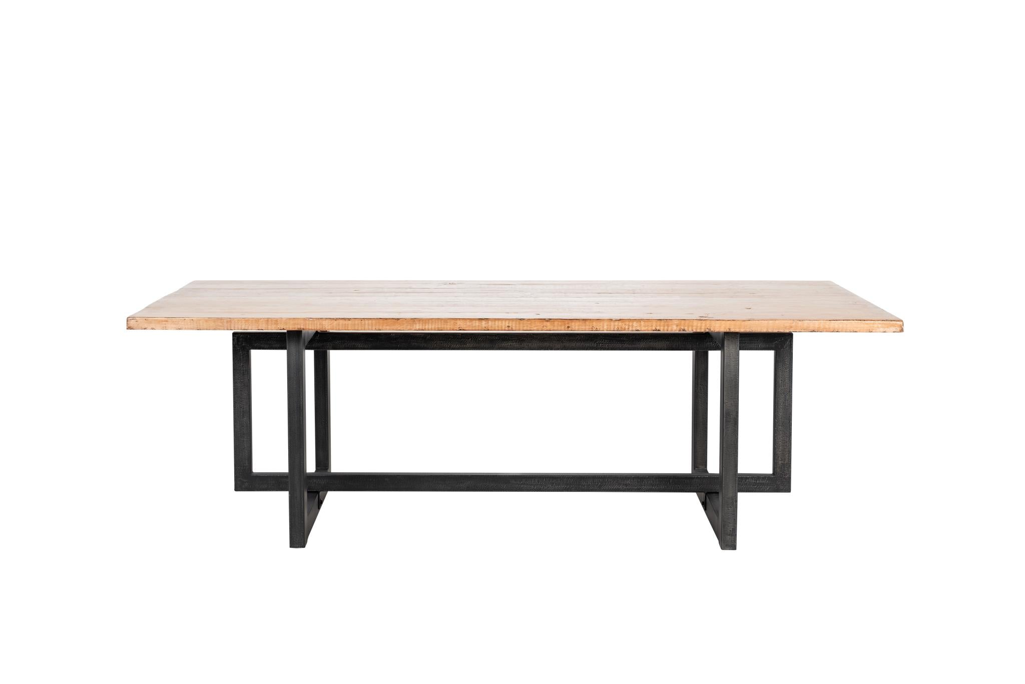 Adrian Dining Table in Antique Natural / Iron-Olde Door Company-Blue Hand Home
