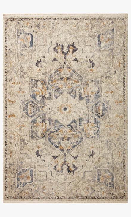 Janey Rug Magnolia Home by Joanna Gaines - JAY-01 Natural/Indigo-Loloi Rugs-Blue Hand Home