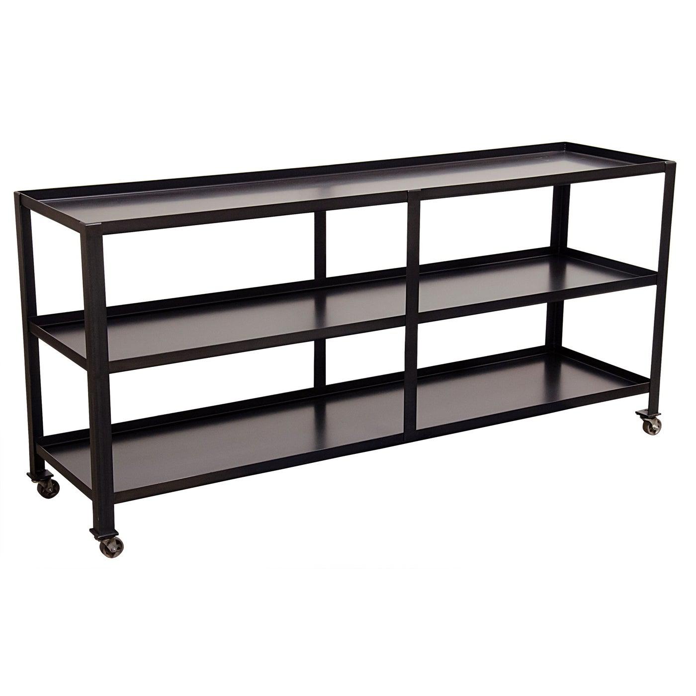 Richard Console w/ shelves and Casters-CFC Furniture-Blue Hand Home