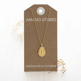Miraculous Mary with Pearls-Amano Studio-Blue Hand Home